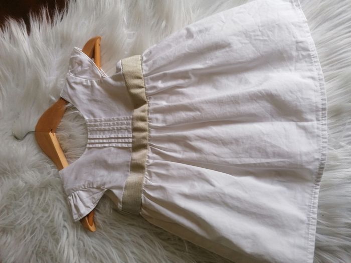 Robe d'été Vertbaudet et chaussures taille 20 - photo numéro 3