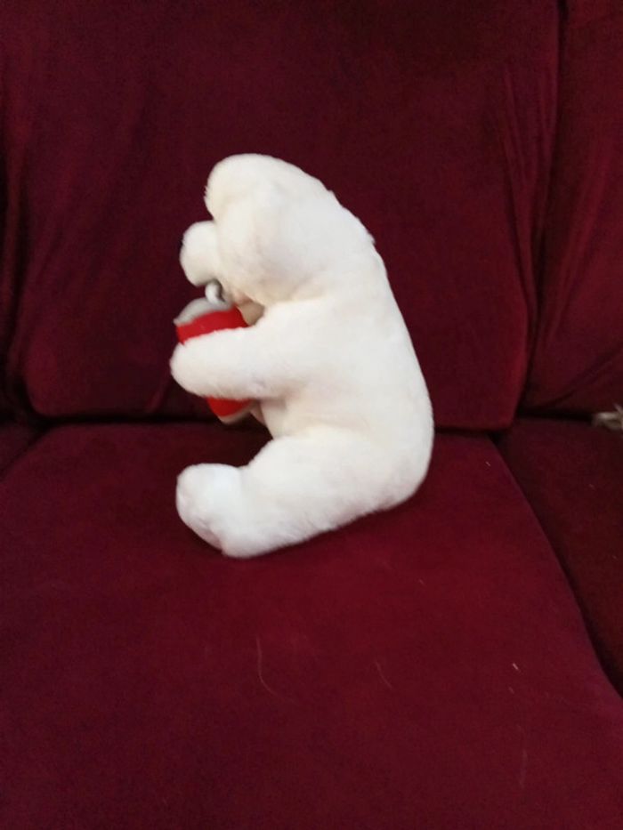 Peluche ours blanc - photo numéro 2