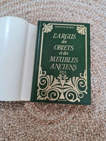L'argus des objets et des meubles anciens 1974