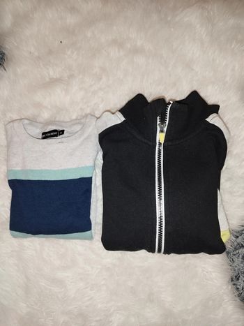 Pull et sweat zippé