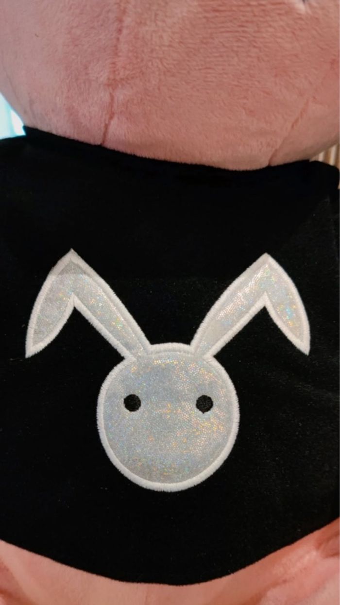 Grande peluche lapin Rose