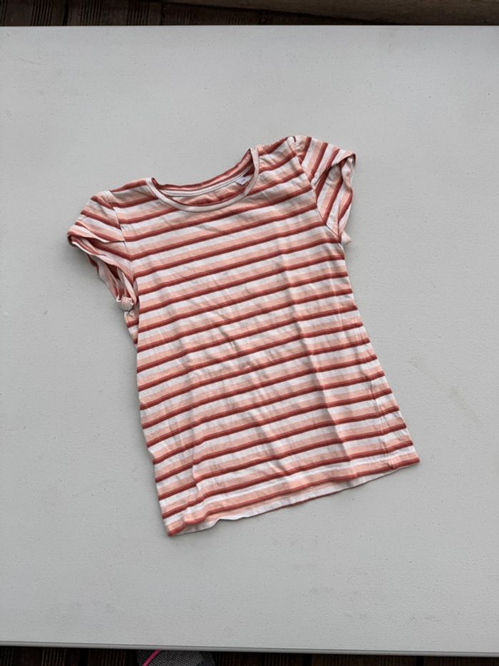 T shirt manche courte rayé