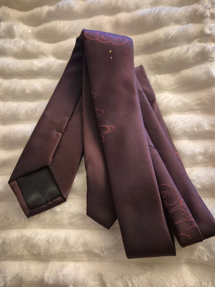 Cravate Japonaise  brodée Kitsune - photo numéro 5