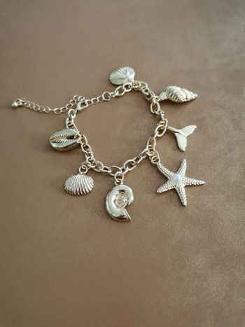 Bracelet tendance mer doré