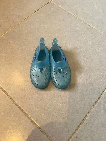 Sandales / Chaussures de plage / aquatique - Athlitech - Bleu clair / Transparent - 25/26