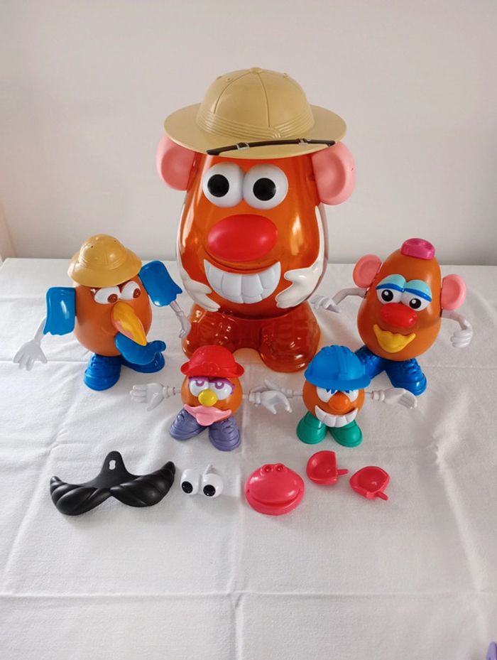 Monsieur Patate Safari, 5 personnages 40 pièces parfait état