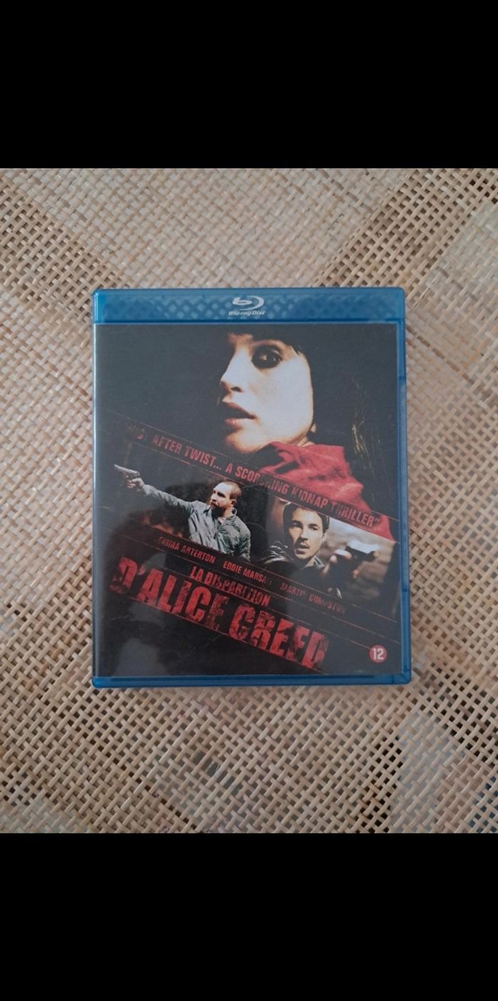 blu-ray la disparition d'Alice creed
