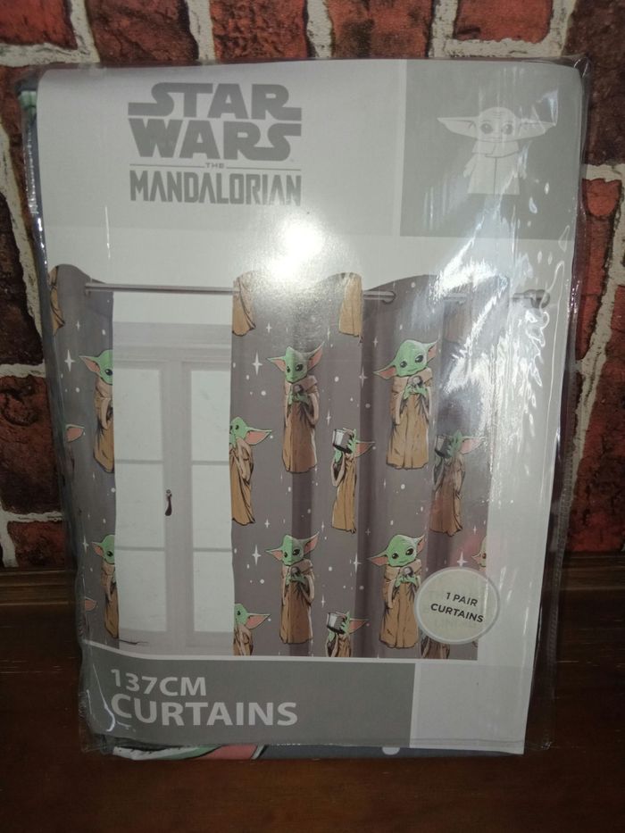 Rideaux star Wars Grogu