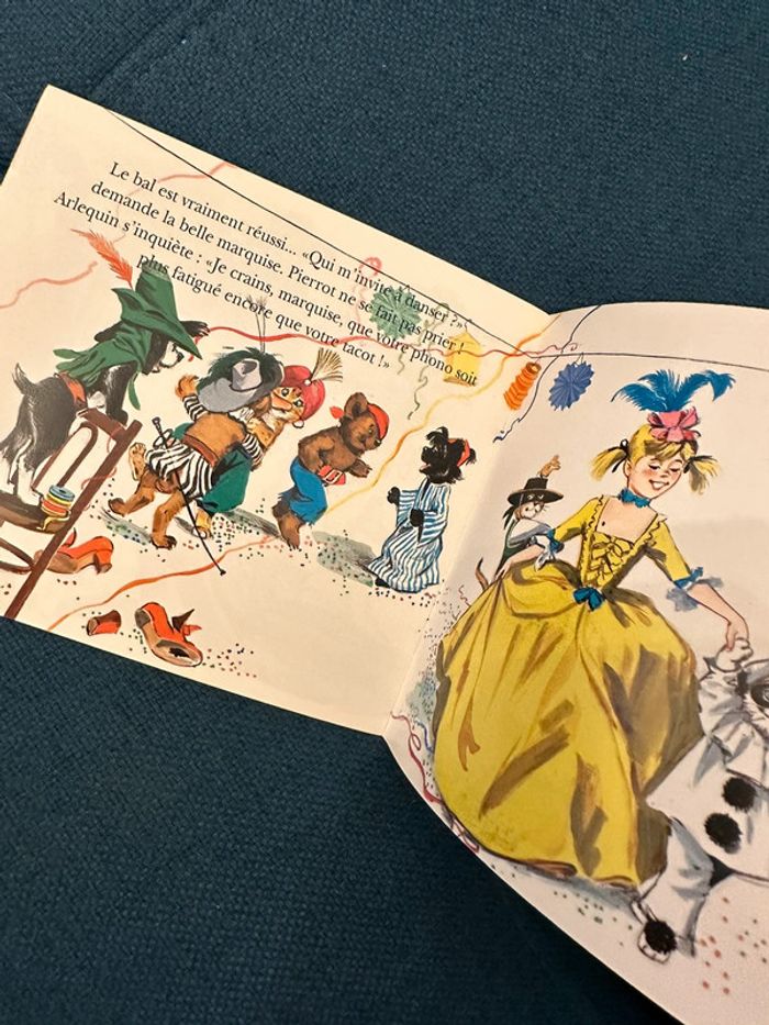 Livre album vintage une fête chez Caroline amis Pierre Probst Hachette - photo numéro 3