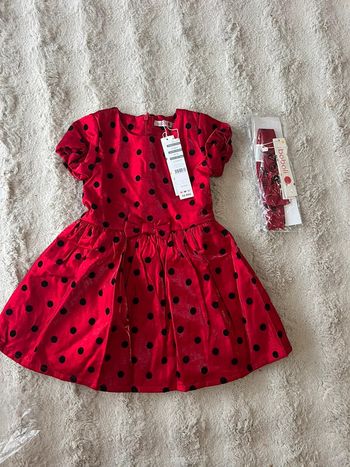 Magnifique robe fille avec serre-tête 4 ans