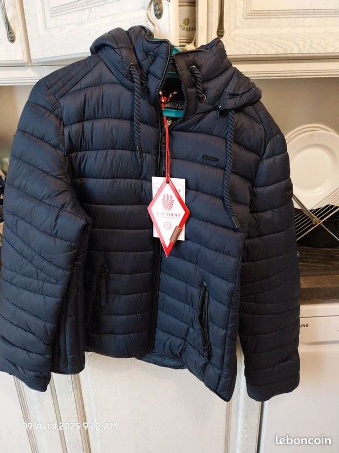 Zalando - Navahoo Lulana, Veste matelassée pour Dame mi-Saison Bleu Foncé XXL - Zalando - photo numéro 5
