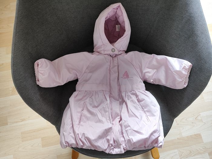 Manteau rose poudré 6 mois REPETTO