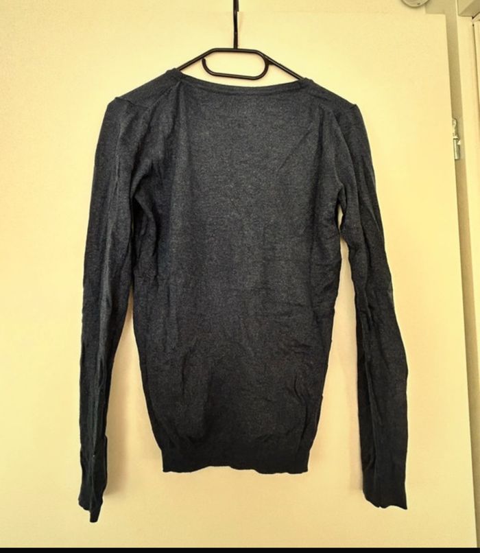 Pull bleu fin - photo numéro 1