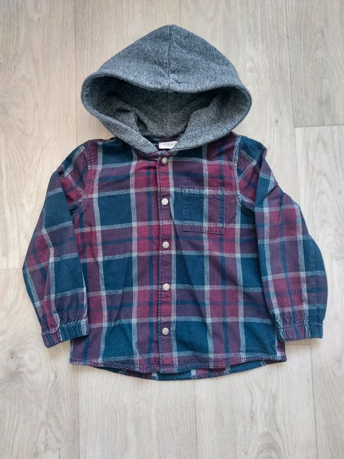 Chemise à carreaux à capuche TAO 2A