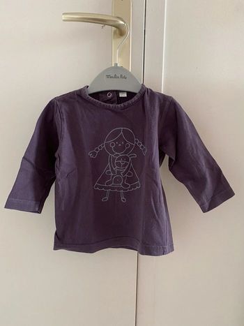T shirt fille 12 mois