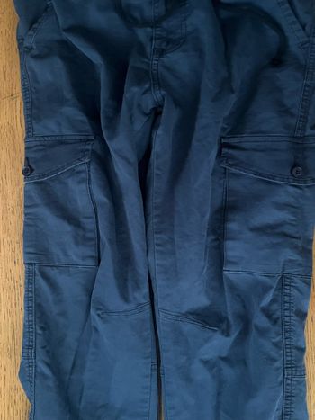 Pantalon jean cargo bleu 
