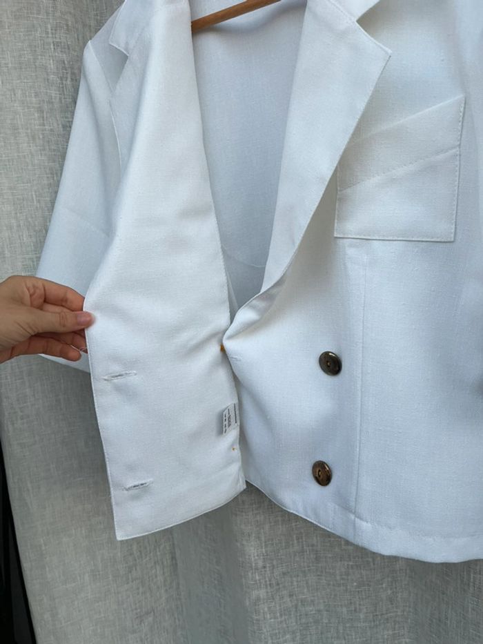 Veste blanche made in France - photo numéro 6