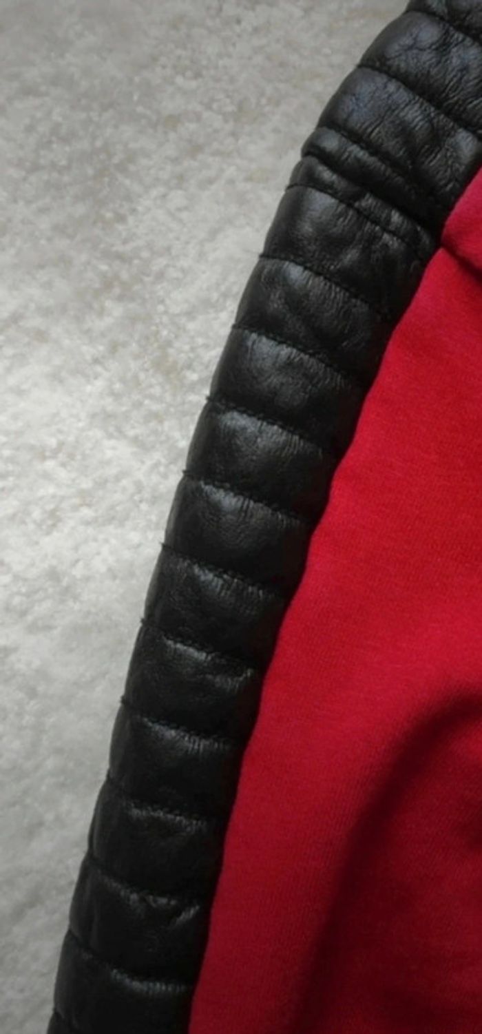 Veste à capuche, Gilet Zippé, pull à capuche Horspist XS rouge et noir - photo numéro 7