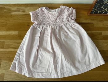 Superbe robe de cérémonie rose Vertbaudet 18 mois