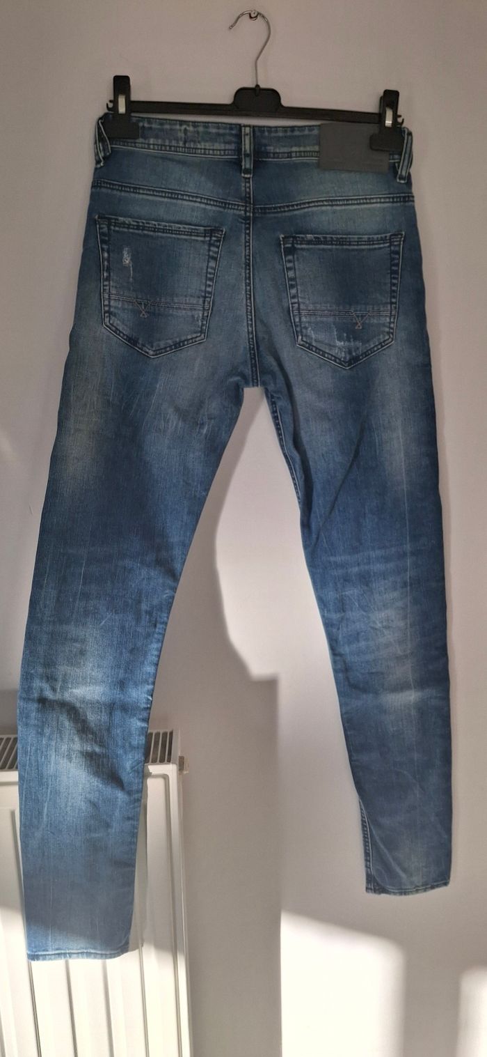 Jean Homme Kaporal Slim Taille 27/37 - Style Déchiré - Bon État⁸ - photo numéro 6