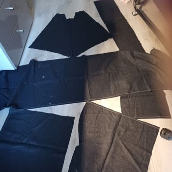 Chutes tissu laine