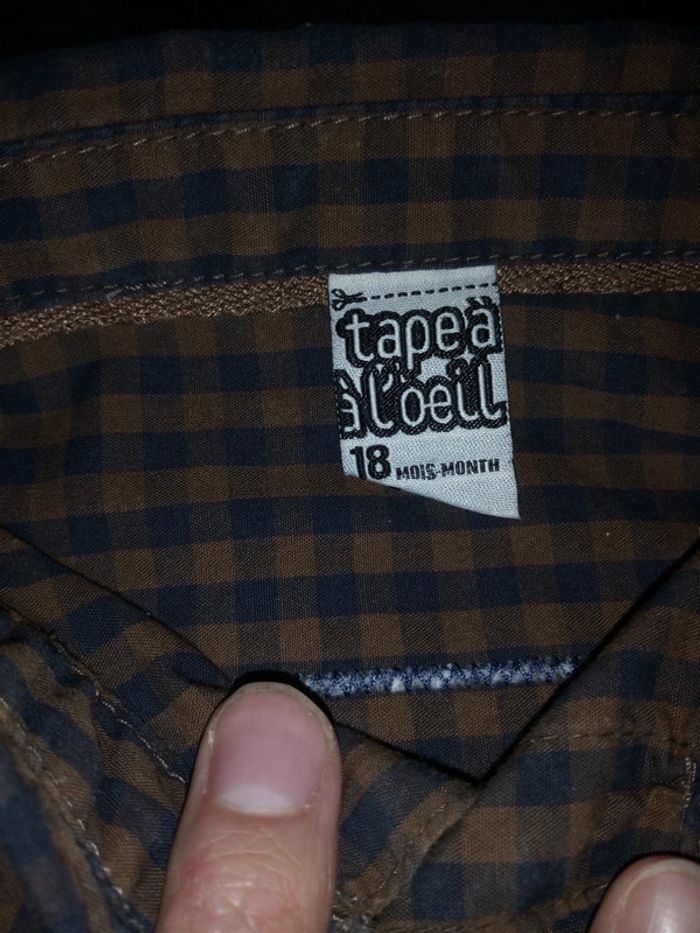 Chemise a carreaux tape a l'oeil - photo numéro 3