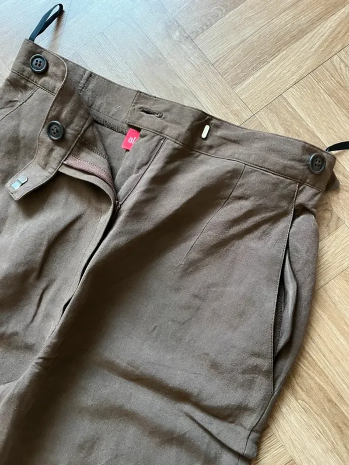 Pantalon marron T36 Alain Manoukian - photo numéro 5