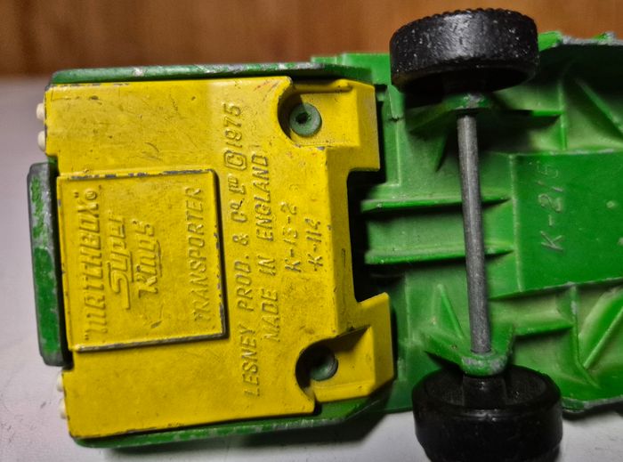 Camion miniature vert ancien matchbox transporter superkings K-2/5 Lesney - photo numéro 5