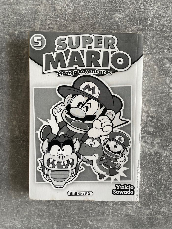 Manga Super mario tome 5 en version française.