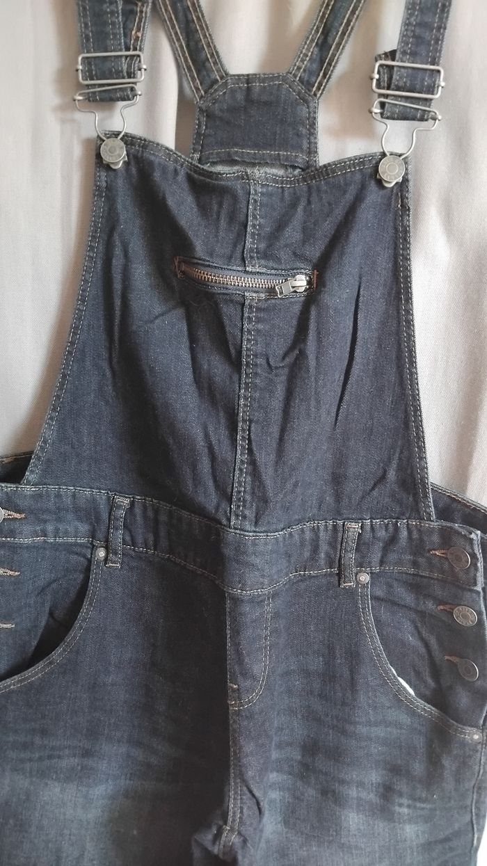 Salopette jeans Camaïeu - photo numéro 3