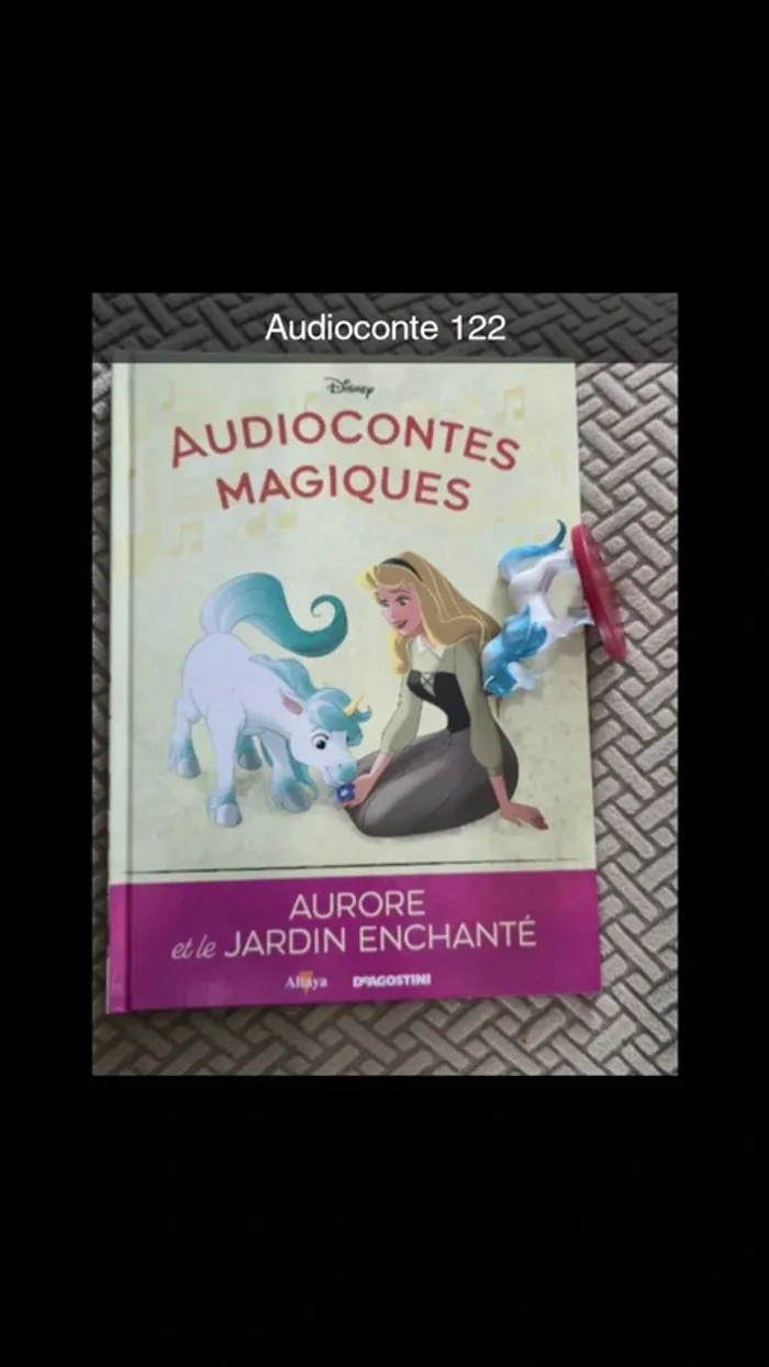 N¤122 audioconte Magique Altaya disney deagostini livre+figurine audio conte compte