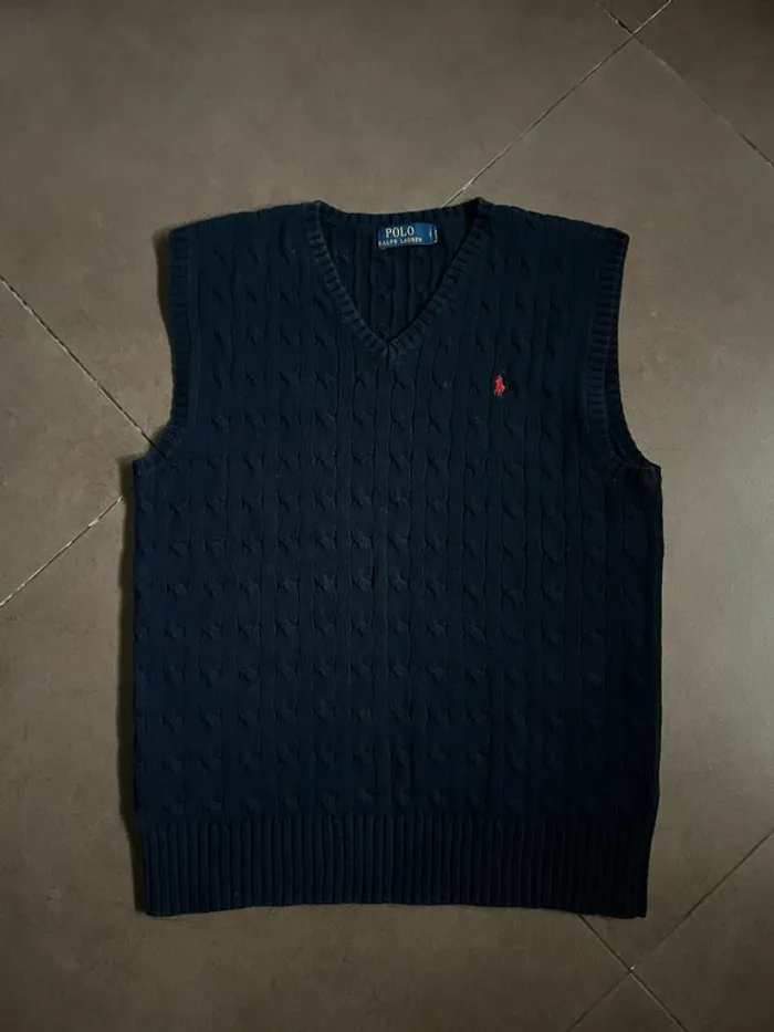 Torsadé Sans Manches Ralph Lauren (Taille S)