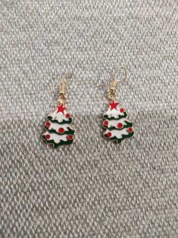 Boucle d'oreille Noël
