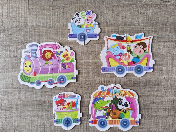 Puzzle 19 pièces le p'tit train - photo numéro 3