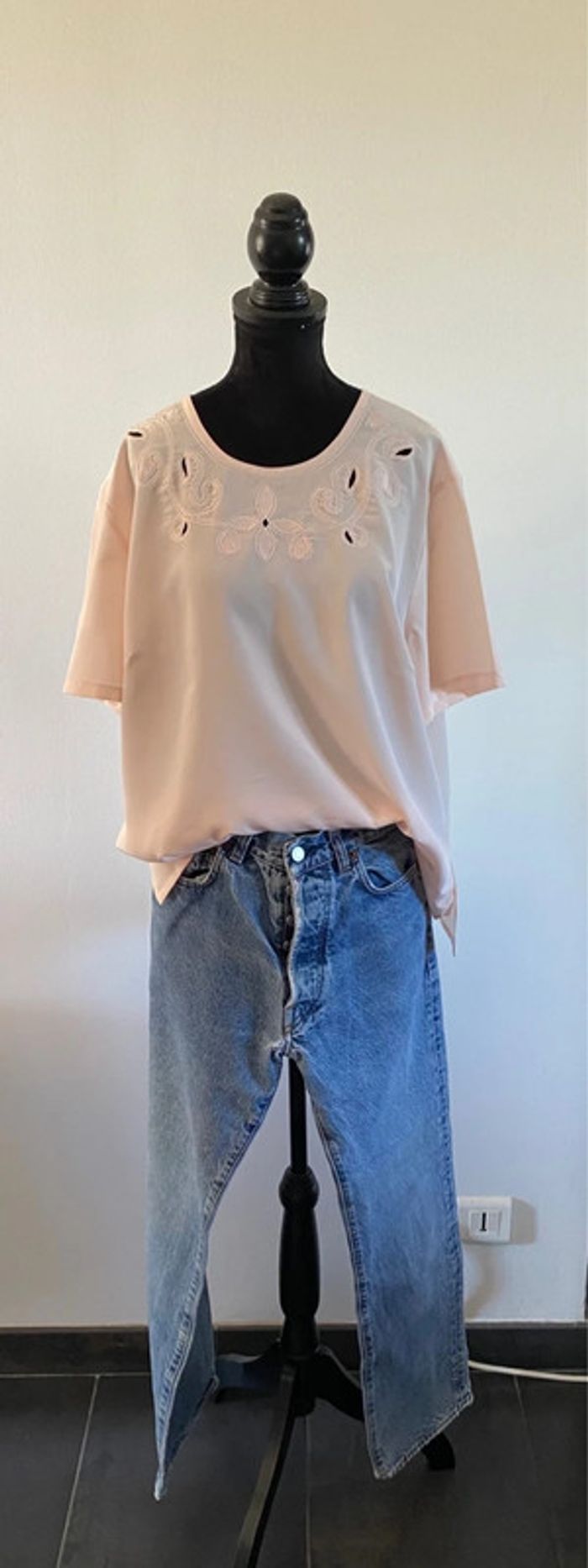 Blouse 3 Suisses Le Chouchou rose pâle taille 38 - photo numéro 8