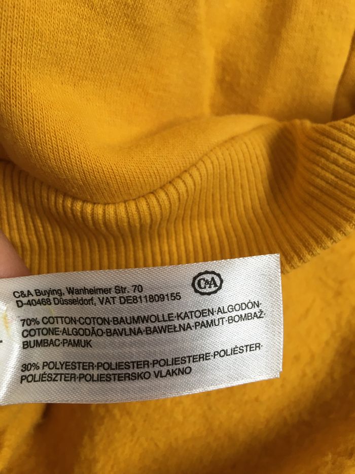 Sweat jaune à capuche - photo numéro 4