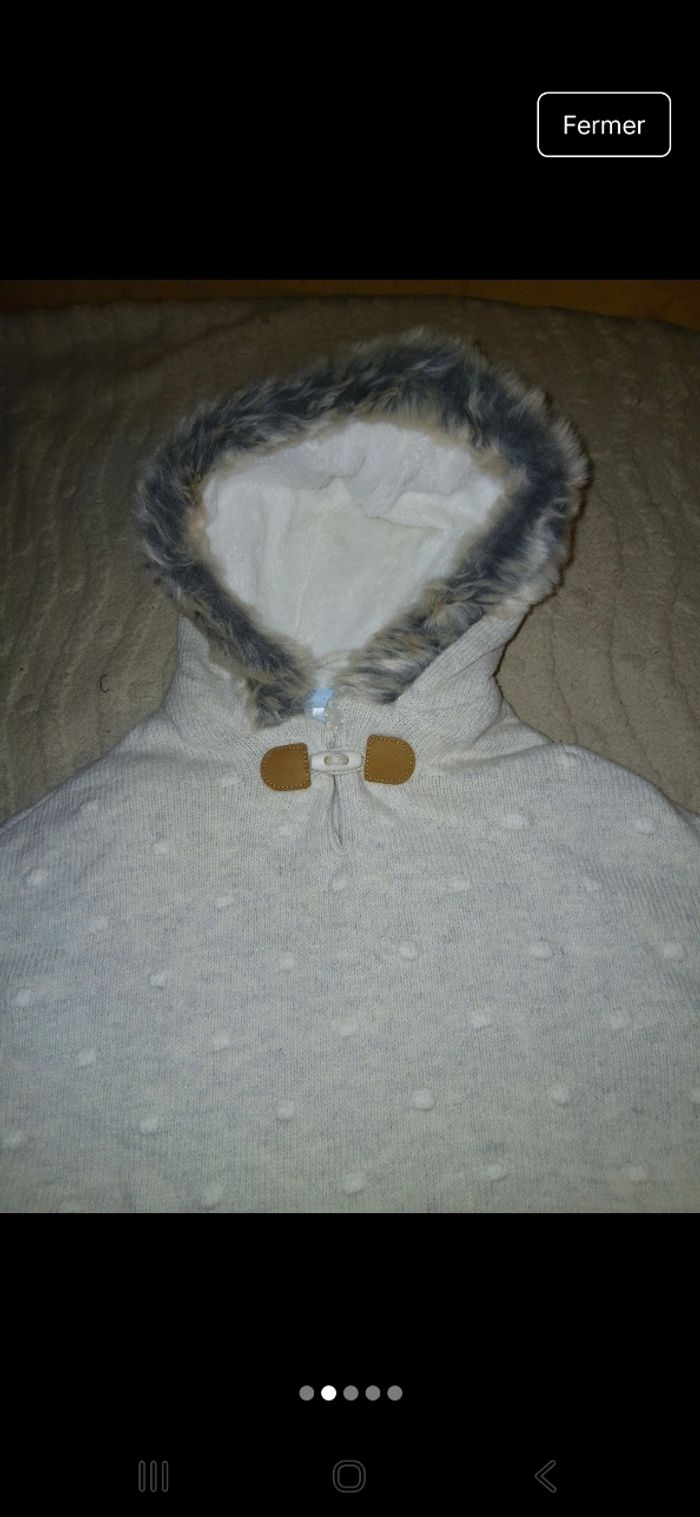 Manteau/pontcho fille - photo numéro 2