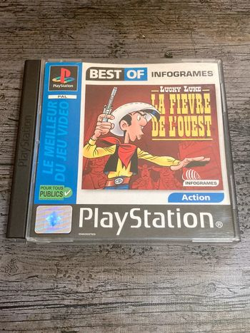 Lucky Luke Le fièvre de l’ouest Jeu PS1 Complet Sony Bestof