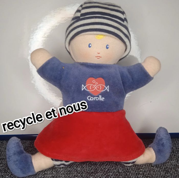 poupée peluche hochet  '' corolle ''