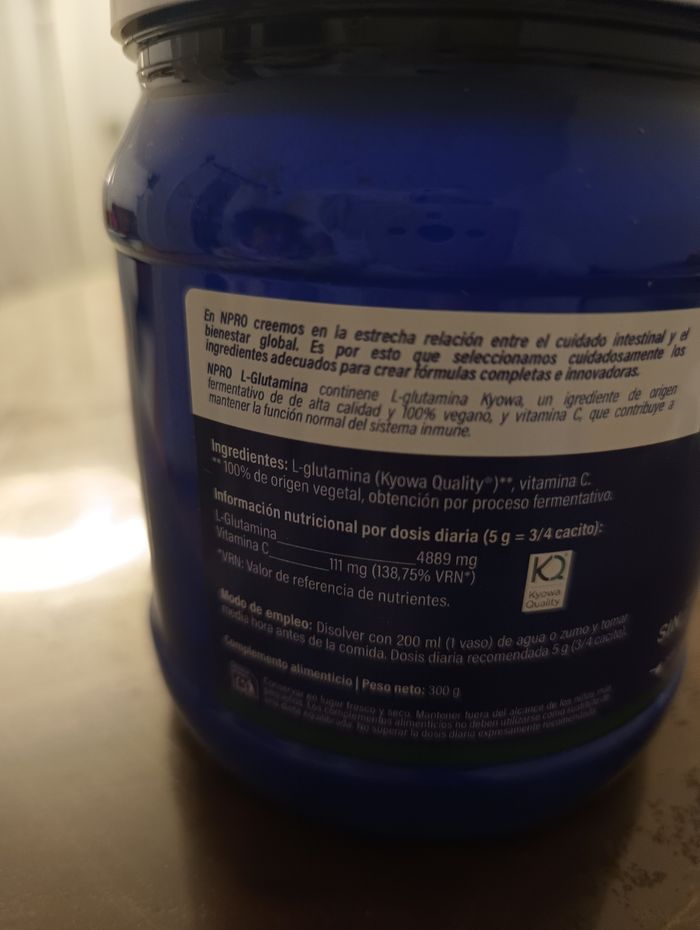 Pot Glutamine en poudre - photo numéro 2