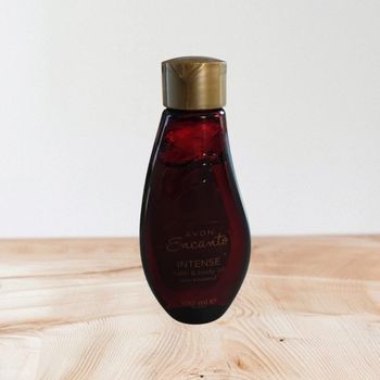 🧴 Huile pour corps et bain, Prune et Noisette - AVON Encanto Intense 100ml