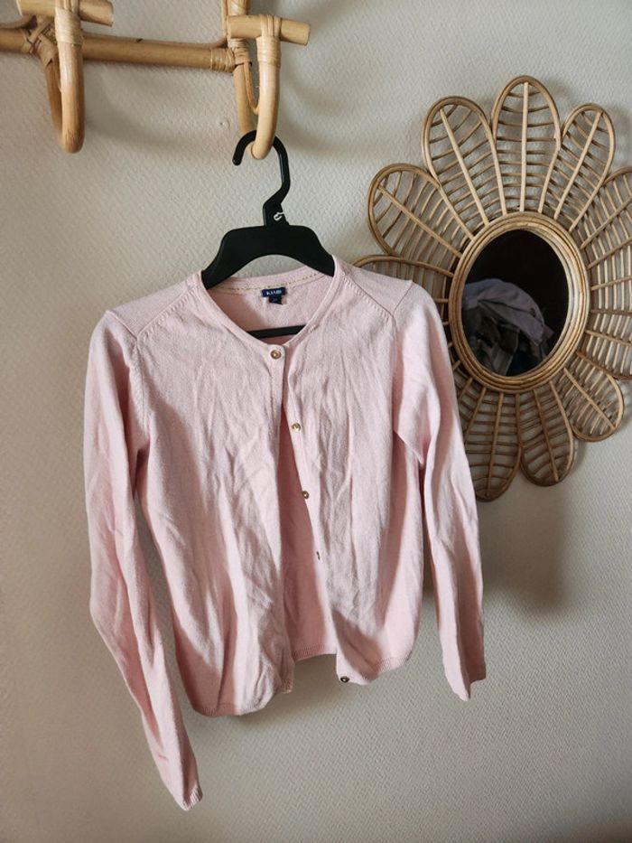 Gilet rose kiabi 10ans