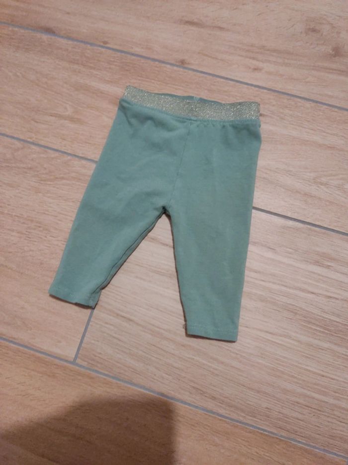 Legging vert menthe Verbaudet 3 mois - photo numéro 2