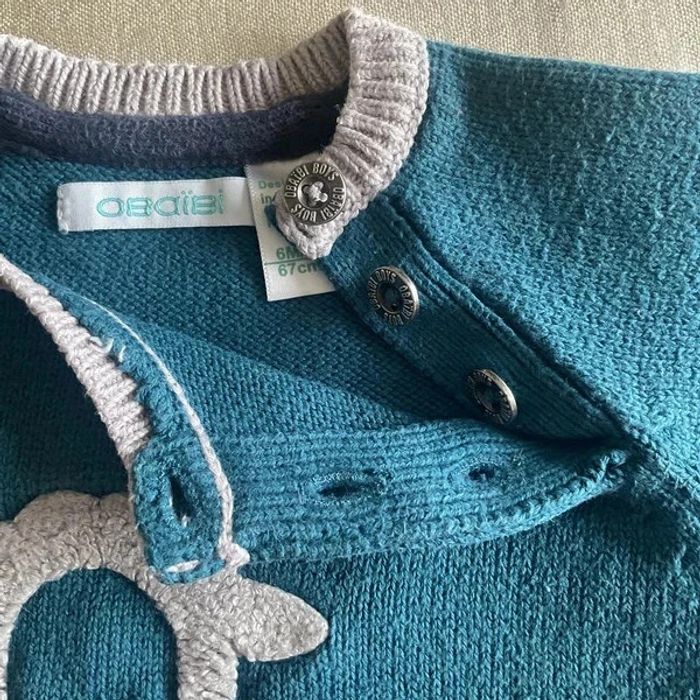 🌟 Pull bébé en laine Obaïbi 🌟 - photo numéro 4