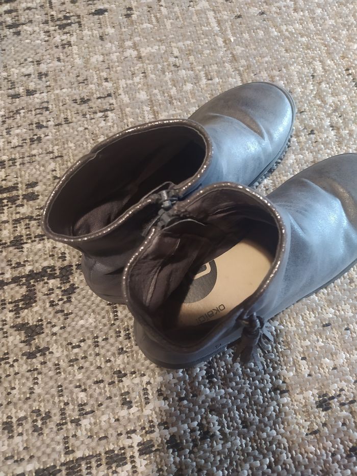 Bottines cuir p34 tbe Okaïdi - photo numéro 4