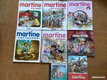 Martine - Lot de 7 livres et 2 CD