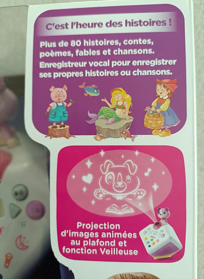 Storikid de VTech - Mon conteur d'histoires interactif - Rose - photo numéro 3
