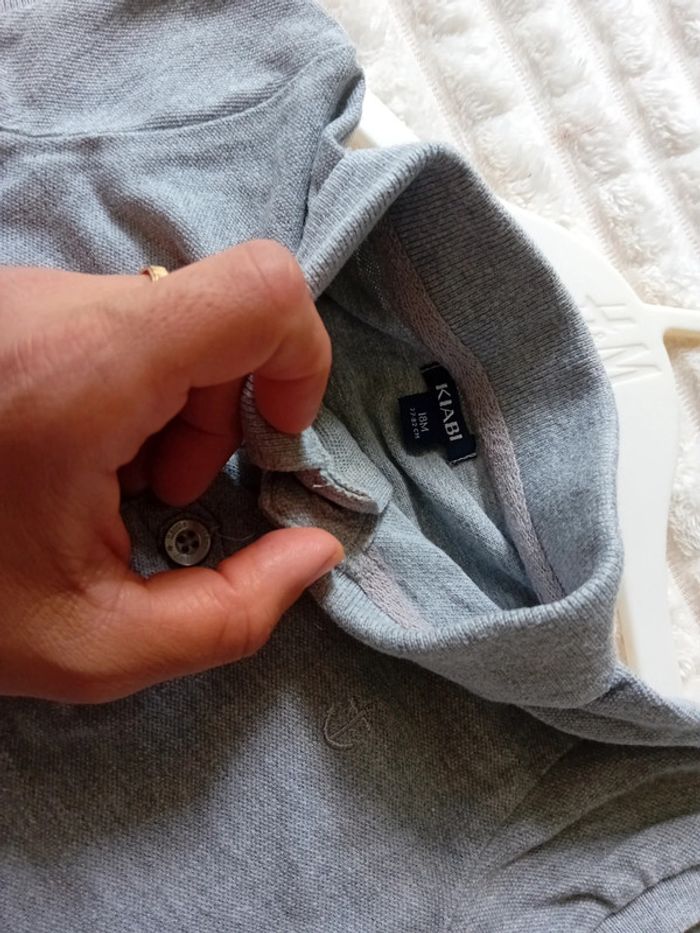 Polo garçon 18mois 🩶🤍 - photo numéro 3