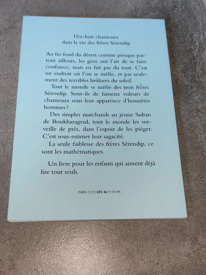 L'école des Loisirs dix-huit chameaux dans la vie des frères serendip - photo numéro 2
