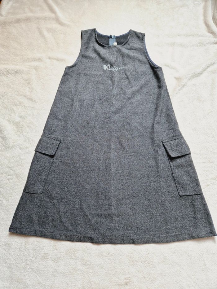 Robe grise chaude alphabet 12 ans